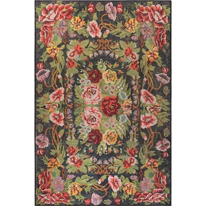 Etnik Desenli Salon Halısı, Soul Şönil |Pamuk-Polyester| Multi Halı Al 31