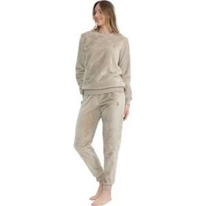 U.s. Polo Assn. Uzun Kol Yumuşak Dokulu Welsoft Polar Kadın Pijama Takım 17080