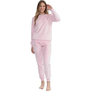 U.s. Polo Assn. Uzun Kol Yumuşak Dokulu Welsoft Polar Kadın Pijama Takım 17080