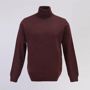 Erkek Şardonsuz Uzun Kol Ince Kazak - 180539 - Mor Melanj