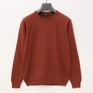 Erkek Şardonsuz Uzun Kol Ince Sweatshirt - 180970 - Kiremit