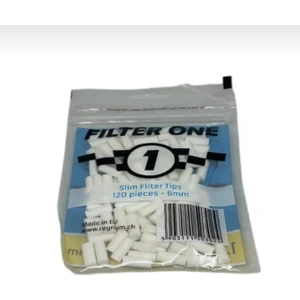 12 Adet Filter One 6mm Slim Sigara Filtresi (120X12)