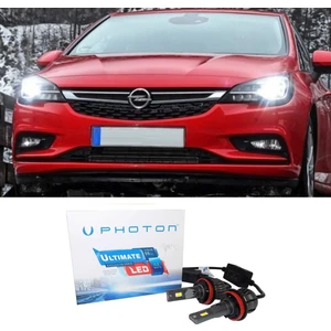 Opel Astra K LED Xenon Uzun Far Ampulü H1 Ultimate 9500 Lumens Yeni Seri Beyaz 2015+