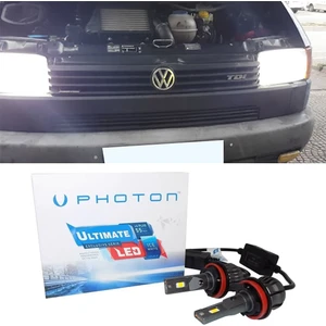 Vw Transporter T4 LED Xenon Uzun + Kısa Far Ampulü H4 Ultimate 9500 Lumens Yeni Seri Beyaz
