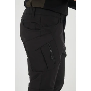 CAMP594 Outdoor Softshell Su Ve Rüzgara Dayanıklı içi Polarlı Kışlık Erkek Taktik Pantolon