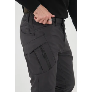 CAMP594 Outdoor Softshell Su Ve Rüzgara Dayanıklı içi Polarlı Kışlık Erkek Taktik Pantolon