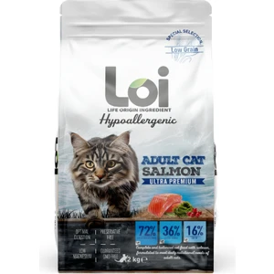 Loı Yetişkin Kedi Maması Somonlu 2 kg