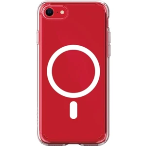 Caseart Apple iPhone Se 3 Kılıf Magsafe Kablosuz Şarj Destekli Şeffaf Silikon Kapak