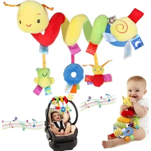 Bebek Beşik Asılı Çıngıraklı Peluş Oyuncaklar Yenidoğan Duyusal Oyuncaklar