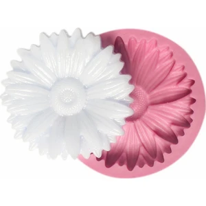 4,5 cm  Papatya Çiçeği Çiçek Silikon Kalıp K-1390, Kokulu Taş Sabun Alçı Mum Kalıbı