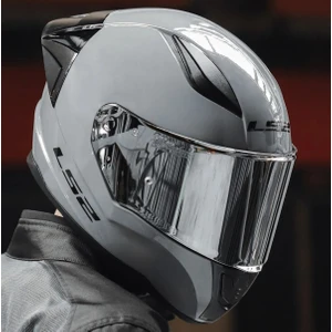 Ls2 Rapıd 2 Race Nardo Gri Fullface Motosiklet Kaskı Gri Camlı