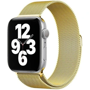 Apple Watch 10/11/9/8/7/6/5/4/3/SE/ULTRA/HK/PRO/MAX 49MM 46MM 45MM 44MM 42MM Uyumlu Metal Hasır Örgü Mıknatıslı Milano Loop Kordon