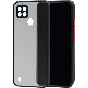 Realme C25Y Mat Kamera Korumalı Renkli Tuşlu Sert Silikon Kılıf