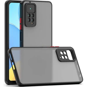 Xiaomi Redmi Note 12 Pro Kılıf Mat Parmak Izi Yapmaz Kamera Korumalı Renkli Tuşlu Sert Silikon Hux Kapak