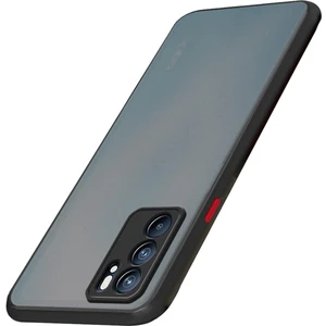 Oppo Reno 5 Lite Kılıf Mat Parmak Izi Yapmaz Kamera Korumalı Renkli Tuşlu Sert Silikon