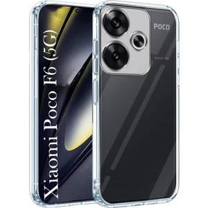 Poco F6 5g Kılıf Kamera Korumalı Şeffaf Ultra Ince Esnek Renksiz Silikon Kapak