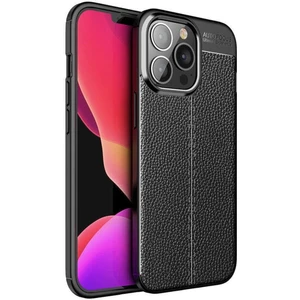 Apple iPhone 14 Pro Kılıf Rugan Armor Deri Görünümlü Parmak İzi Yapmaz Dayanıklı Niss Silikon Kapak