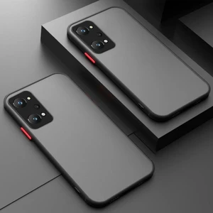 Realme Gt2 Kılıf Mat Parmak Izi Yapmaz Kamera Korumalı Renkli Tuşlu Sert Silikon