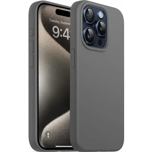 Apple iPhone 15 Pro Max Kılıf Kadife Lansman Soft Yumuşak Liquid Silikon Kamera Korumalı Kapak