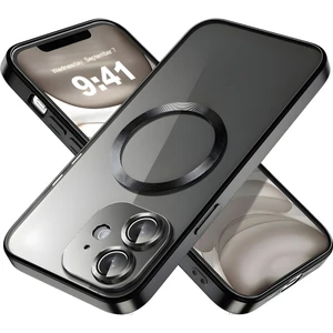 Apple iPhone 11 Kılıf Logo Gösteren Parlak Kenarlı Kamera Lens Korumalı Şeffaf Omega Silikon Kapak