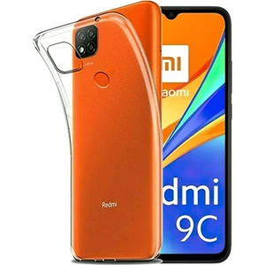 Xiaomi Redmi 9c Kılıf 3D kamera Korumalı Şeffaf Yumuşak Süper Silikon Kapak