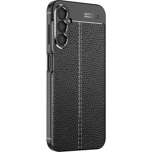 Samsung Galaxy A24 Kılıf Rugan Armor Deri Görünümlü Parmak İzi Yapmaz Dayanıklı Niss Silikon Kapak