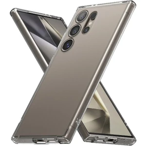 Samsung Galaxy S24 Ultra Kılıflı Renksiz Şeffaf Esnek Renksiz Silikon