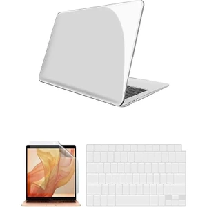 Apple Macbook Air 2023 M2 Çip 15 Inç A2941 Uyumlu Kristal Şeffaf Transparan Koruyucu Kapak