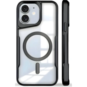 Apple iPhone 11 Kılıf Prizma Kamera Çıkıntılı Magsafe Şarj Destekli Mat Renkli Şeffaf Kapak