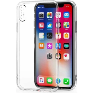 iPhone Xs Max Kılıf 3D kamera Korumalı Şeffaf Yumuşak Süper Silikon Kapak