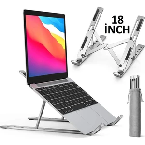 Alüminyum Ayarlı Laptop Macbook Notebook Yükseltici Tutucu Standı