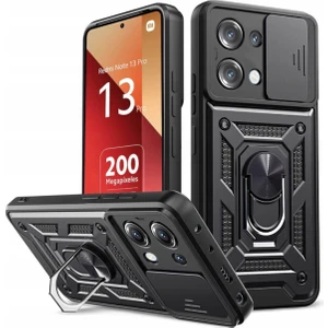 Poco M6 Pro 4g Kılıf Kamera Korumalı Sürgülü Yüzüklü Armor Tank Kapak
