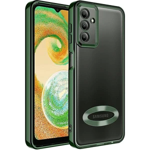 Samsung Galaxy S22 Kılıf Kamera Lens Korumalı Şeffaf Renkli Logo Gösteren Parlak Kapak