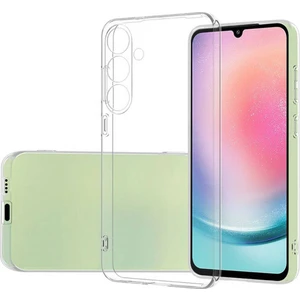 Samsung Galaxy S24 Plus Kılıflı Renksiz Şeffaf Esnek Renksiz Silikon