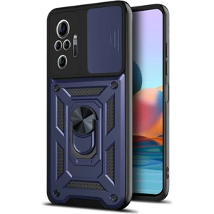 Xiaomi Poco F3/xiaomi Redmi K40 Uyumlu Kılıf Kamera Korumalı Sürgülü Yüzüklü Armor Military Tank Zırh