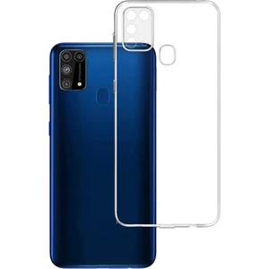 Samsung Galaxy M21 Kılıf 3D kamera Korumalı Şeffaf Yumuşak Süper Silikon Kapak