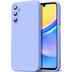 Samsung Galaxy A15 Kılıf Kadife Lansman Soft Yumuşak Liquid Silikon Kamera Korumalı Kapak