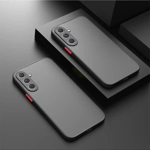 Samsung Galaxy A35 Kılıf Mat Parmak Izi Yapmaz Kamera Korumalı Renkli Tuşlu Sert Silikon