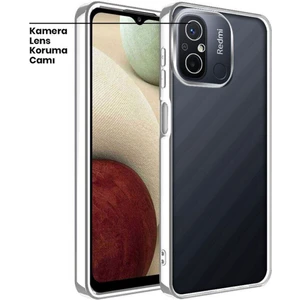 Xiaomi Redmi 12C Kılıf Şeffaf Parlak Kenarlı