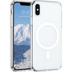 Apple Iphone x Kılıf Kablosuz Şarj Magsafe Uyumlu Köşe Korumalı Şeffaf Kılıf