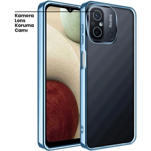 Xiaomi Redmi 12C Kılıf Şeffaf Parlak Kenarlı