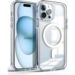 Apple Iphone 11 Pro Max Kılıf Kablosuz Şarj Magsafe Uyumlu Köşe Korumalı Şeffaf Kılıf