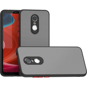 Xiaomi Redmi 5 Plus Kılıf Mat Parmak Izi Yapmaz Kamera Korumalı Renkli Tuşlu Sert Silikon Kapak