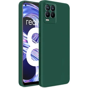 Realme 8 Kılıf Kamera Çıkıntılı Içi Kadife Lansman Yumuşak Dokulu Silikon Kapak