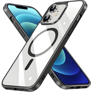 Apple iPhone 11 Kılıf Magsafe Wireless Şarj Özellikli Tam Koruma Renkli Sert Silikon Ege Kapak