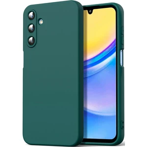 Samsung Galaxy A15 Kılıf Kadife Lansman Soft Yumuşak Liquid Silikon Kamera Korumalı Kapak