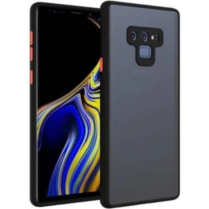 Samsung Galaxy Note 9 Kılıf Mat Parmak Izi Yapmaz Kamera Korumalı Renkli Tuşlu Sert Silikon