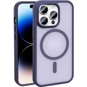 Apple iPhone 14 Pro Kılıf Kamera Çıkıntılı Magsafe Wireless Şarj Destekli Mat Renkli Yumuşak Dokulu Kapak