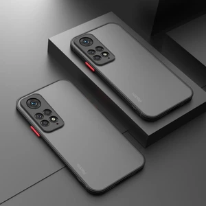 Xiaomi Mi 10T Pro Kılıf Mat Parmak Izi Yapmaz Kamera Korumalı Renkli Tuşlu Sert Silikon
