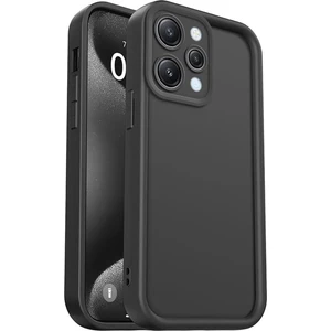 Xiaomi Redmi 12 4g Kılıf Kamera Korumalı Yumuşak Dokulu Darbe Emici Siyah Silikon Kapak